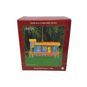 Vintage Carlton Cards 2001 Winterland Express Christmas Ornament